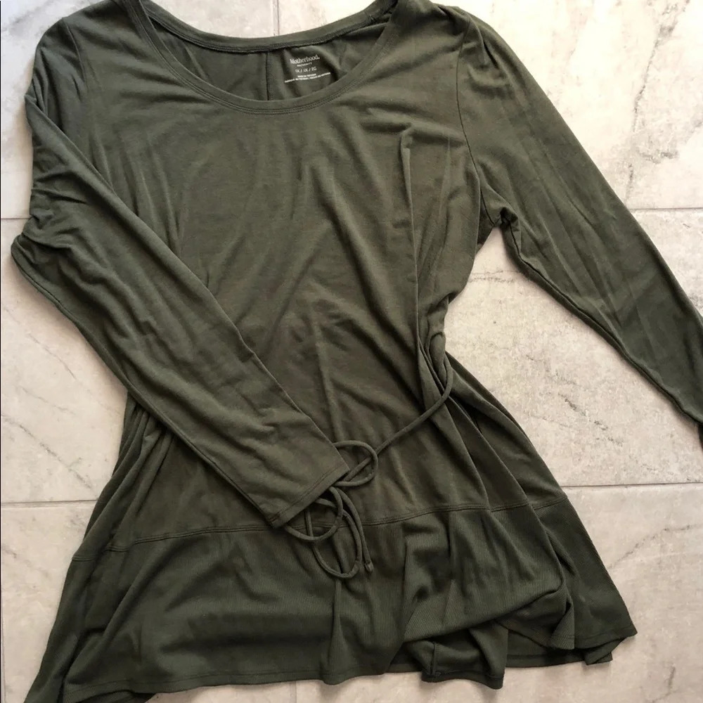 Olive Green tunic (PLUS MATERNITY)